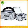 Various foldable fabric toy box in different sizes and material with lids in WenZhou LongGang